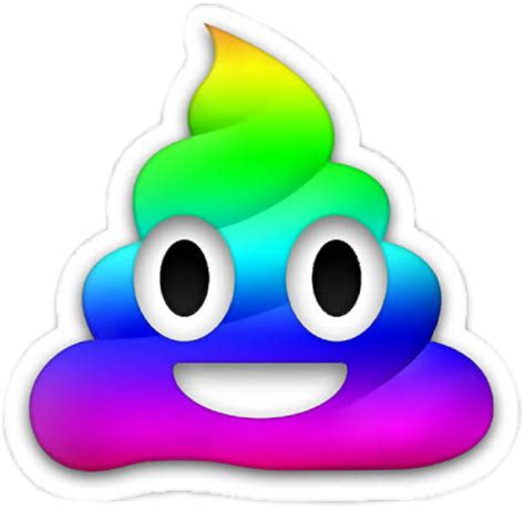 emoji poop rainbow|rainbow emoji copy and paste.